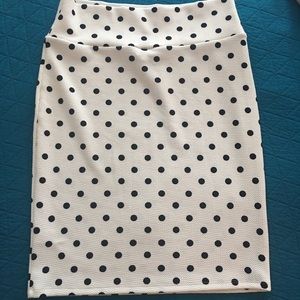 Black & white LLR Cassie skirt